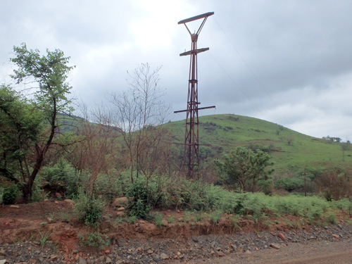 Old Telephone Line Structure.